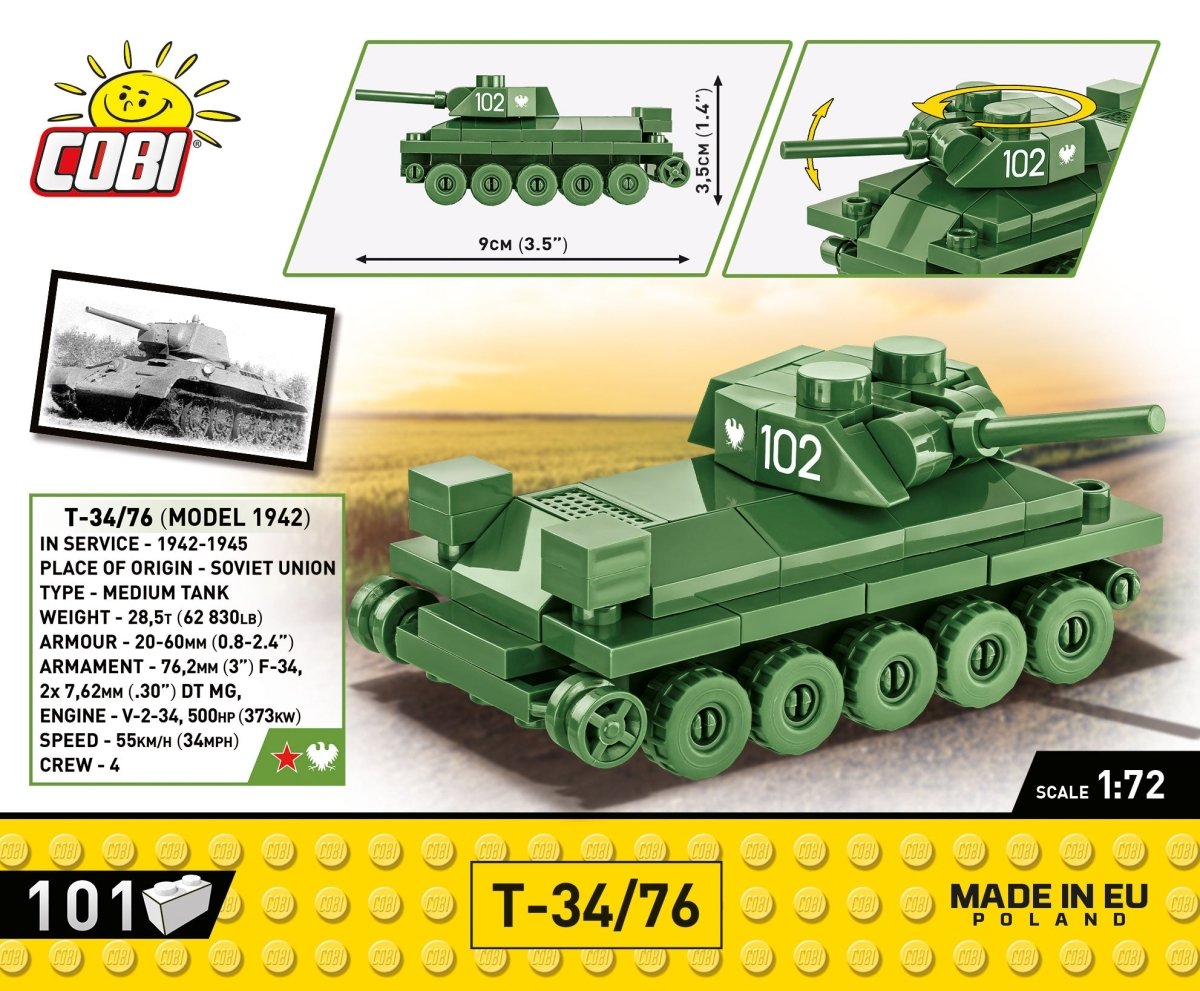 COBI® - T - 34/76 - KhalilMania