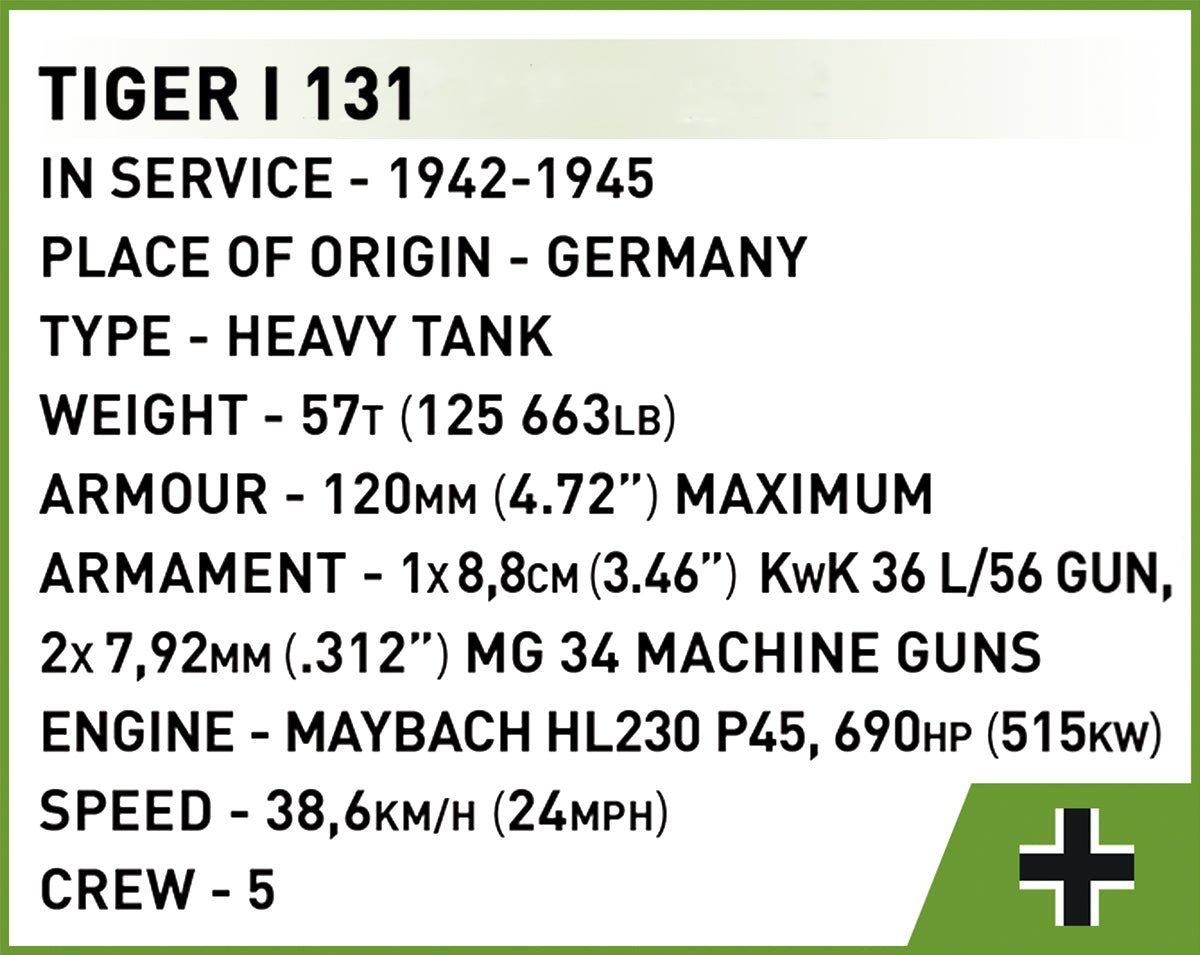 Cobi Tiger I 131 - KhalilMania