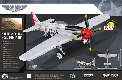 COBI® - Top Gun Mustang P - 51D (Scale 1:48) - KhalilMania