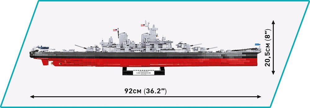 COBI WW2 Missouri Battleship - KhalilMania