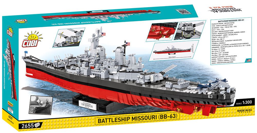 COBI WW2 Missouri Battleship - KhalilMania