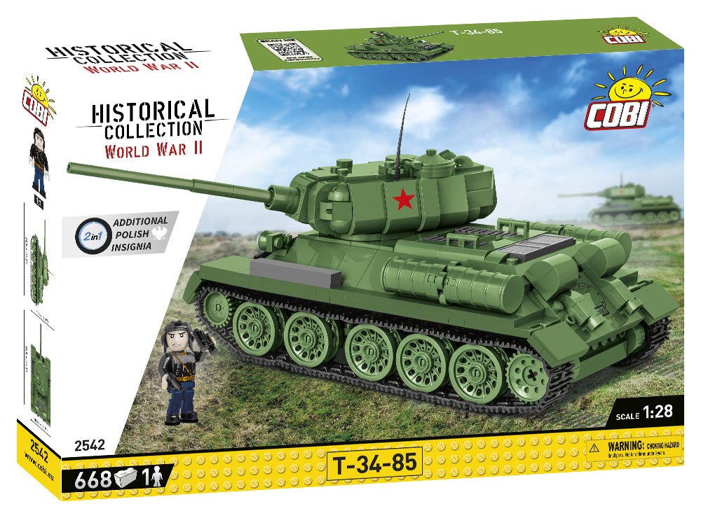 COBI WW2 Soviet T 34 - 85 Tank - KhalilMania