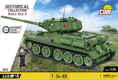 COBI® - WW2 Soviet T 34 - 85 Tank - KhalilMania