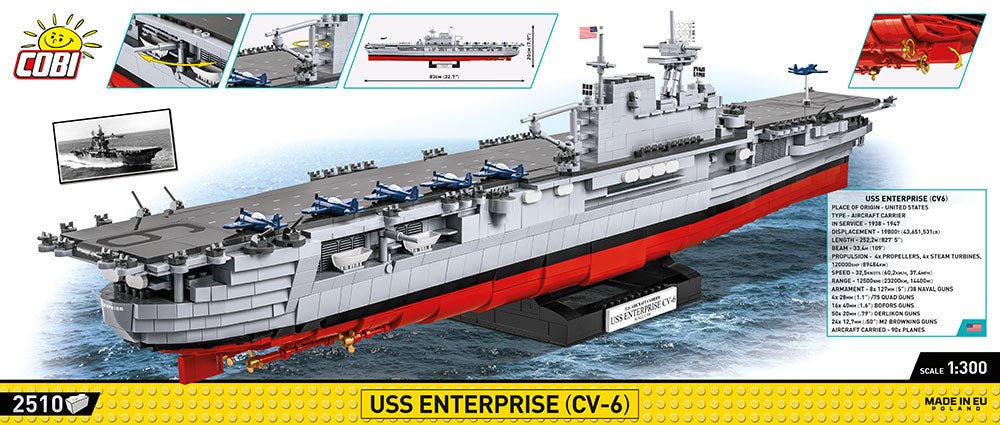 COBI® - WW2 USS ENTERPRISE - KhalilMania