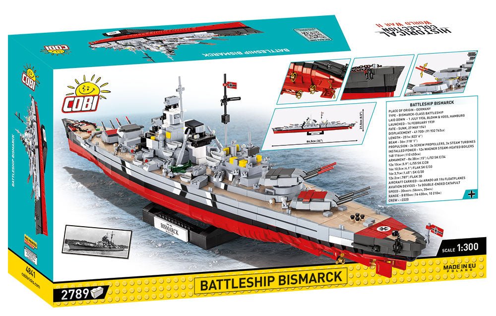 COBI WWII Battleship Bismarck - KhalilMania