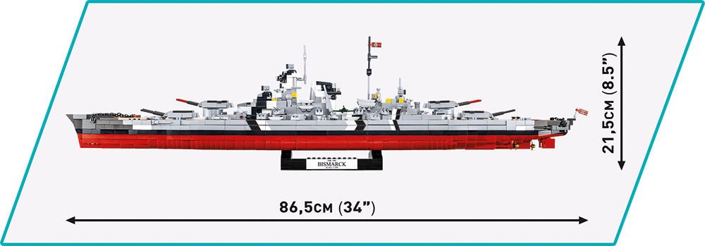 COBI WWII Battleship Bismarck - KhalilMania