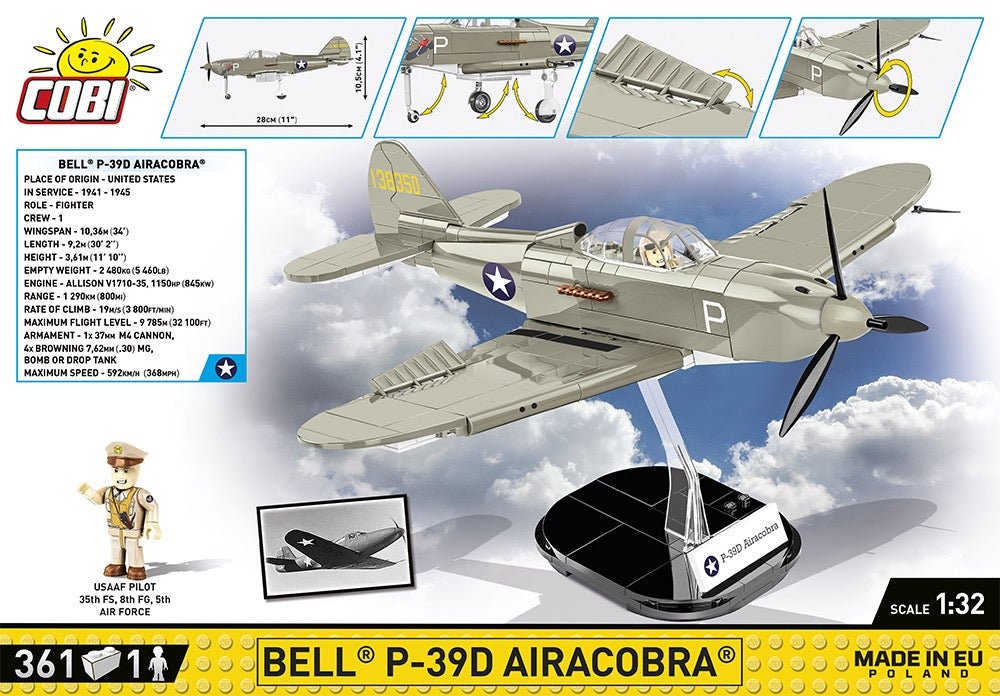 COBI® - WWII BELL P - 39D AIRACOBRA - KhalilMania