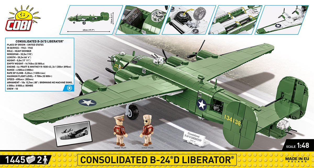 COBI® - WWII CONSOLIDATED B - 24D LIBERTY - KhalilMania