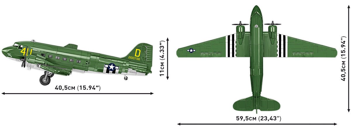 COBI WWII DOUGLAS C - 47 SKYTRAIN (DAKOTA) - KhalilMania