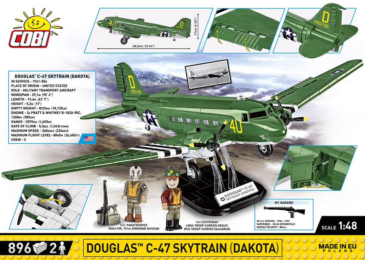 COBI® - WWII DOUGLAS C - 47 SKYTRAIN (DAKOTA) - KhalilMania