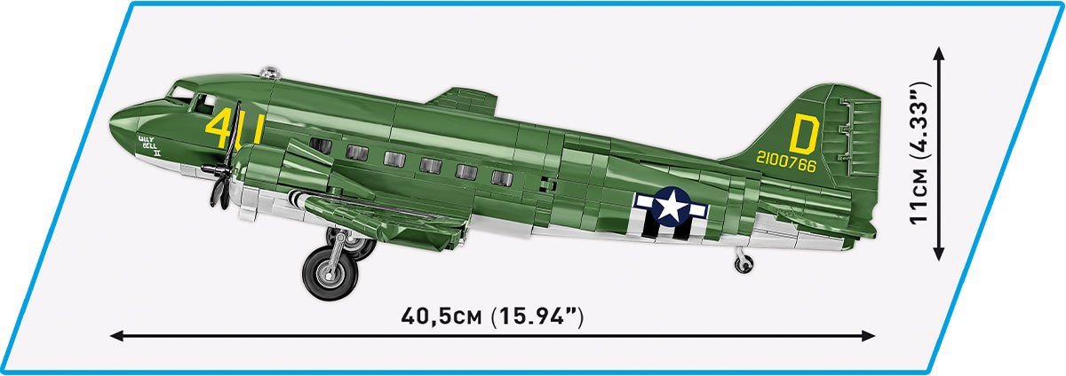 COBI WWII DOUGLAS C - 47 SKYTRAIN (DAKOTA) - KhalilMania