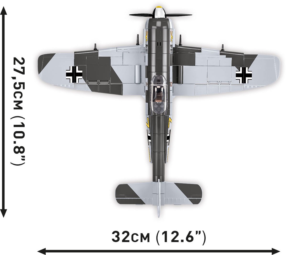 COBI WWII FOCKE - WULF FW 190 A3 - KhalilMania