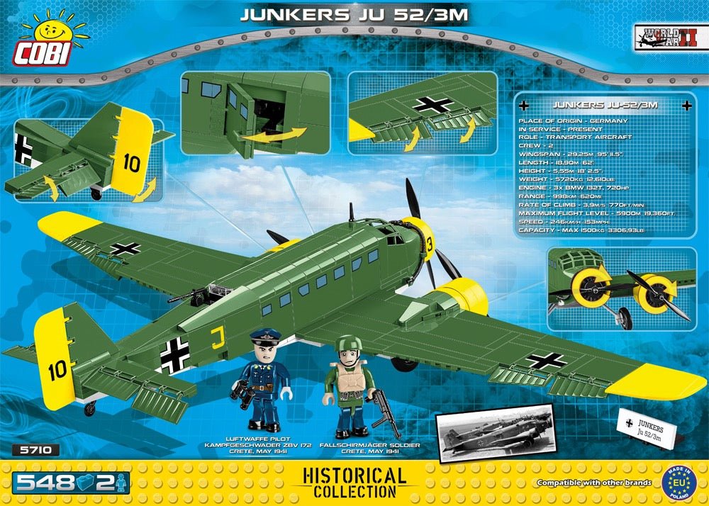 COBI® - WWII Junkers JU 52/3M - KhalilMania