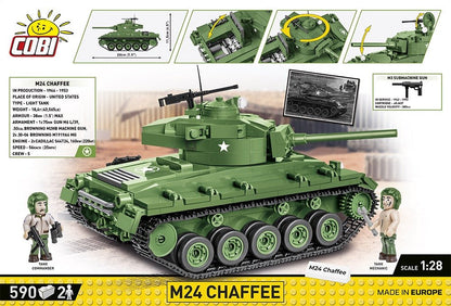 COBI® - WWII M24 CHAFFEE Tank - KhalilMania