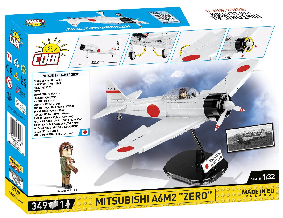 COBI WWII Mitsubishi A6M2 - Zero - Sen - KhalilMania