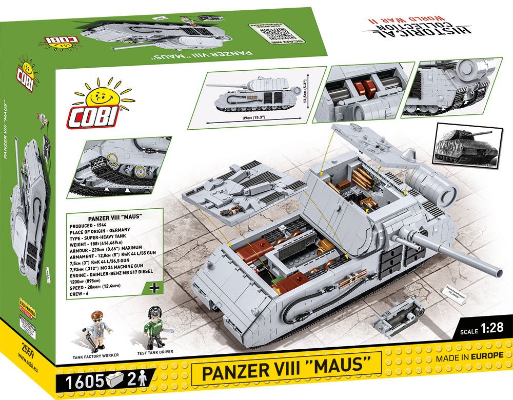 COBI WWII Panzer VIII Maus - KhalilMania