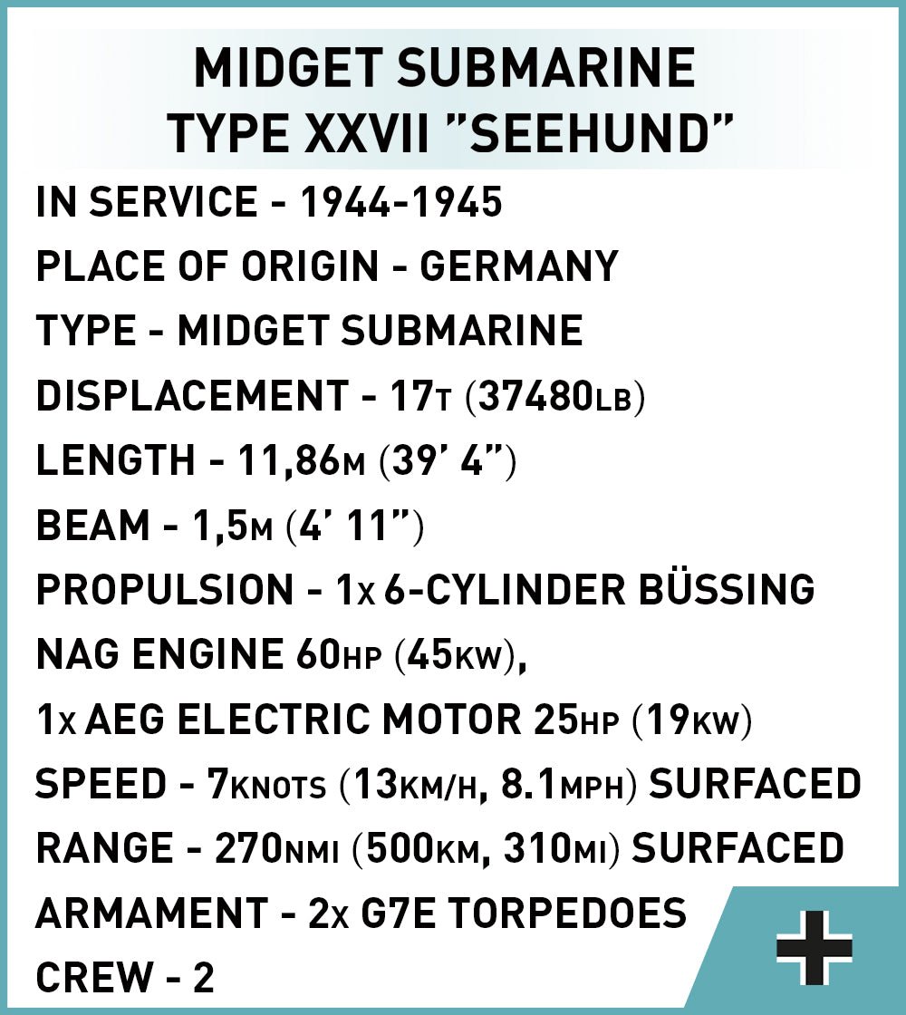 WWII U - Boat "Seehund" - KhalilMania