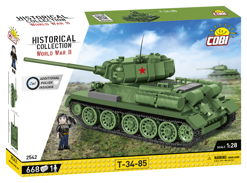 COBI WW2 Soviet T 34-85 Tank